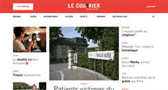 Desktop Screenshot of lecourrier.ch